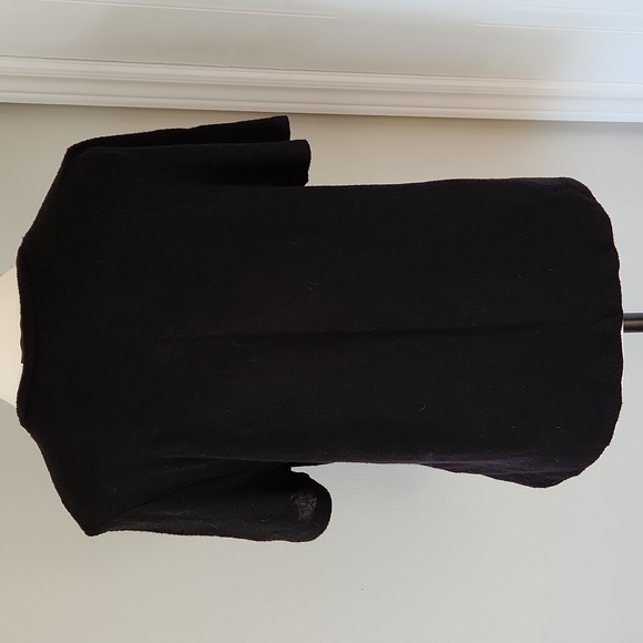 Zara lightweight black short-sleeved sweater with stud details, size large - Picture 3 of 7